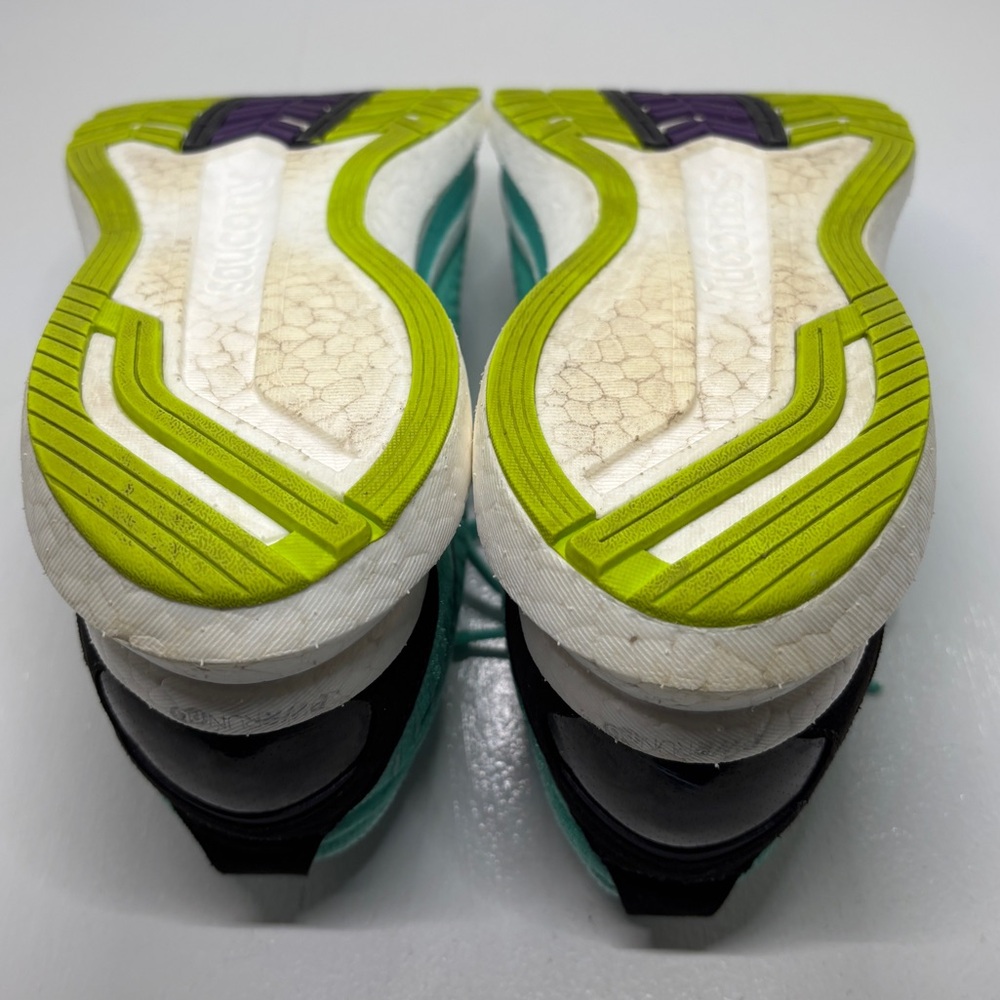 Saucony Women's Endorphin Speed 2 running shoes Cool Mint/Acid size 9 - Picture 9 of 10